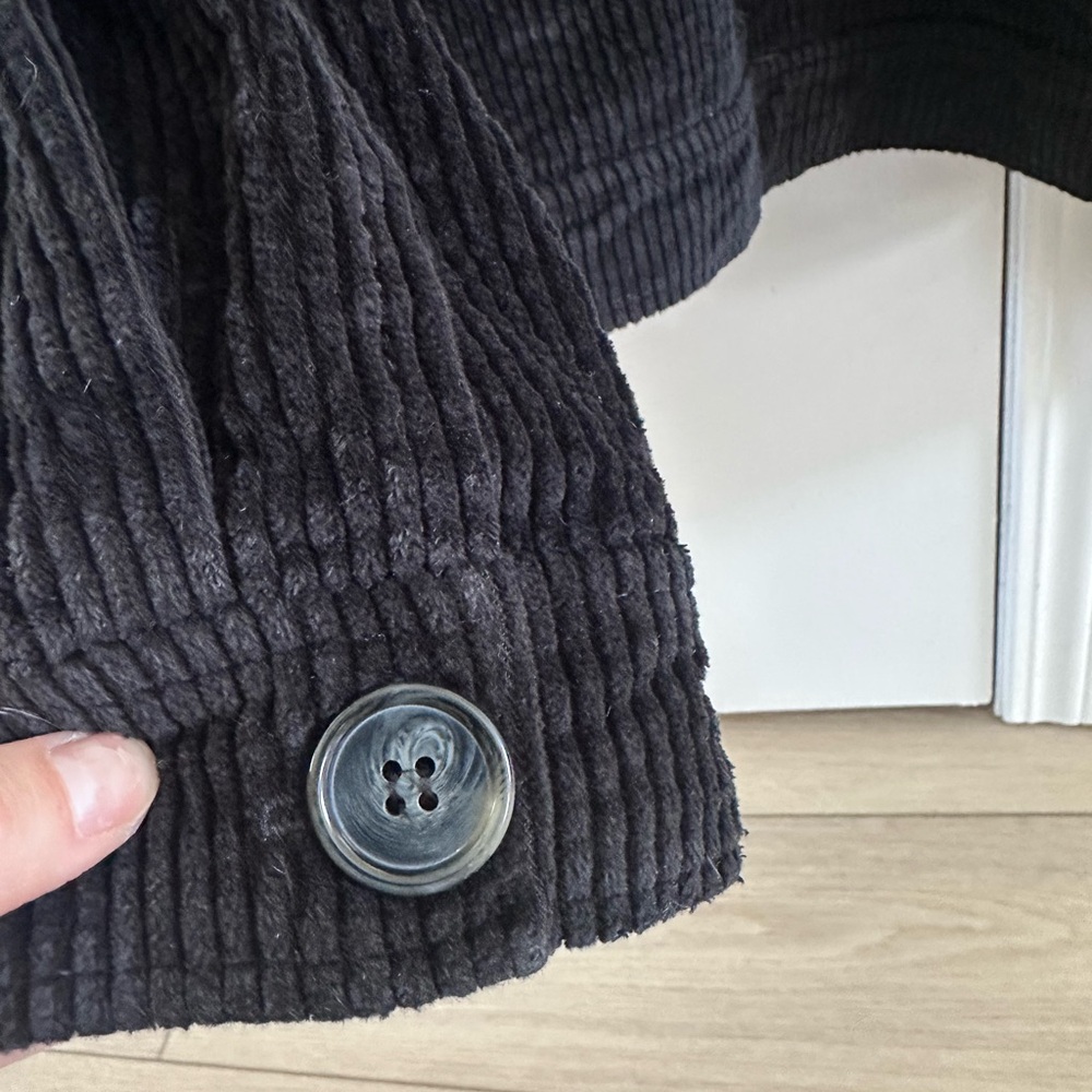 Black Corduroy Jacket - Picture 5 of 7